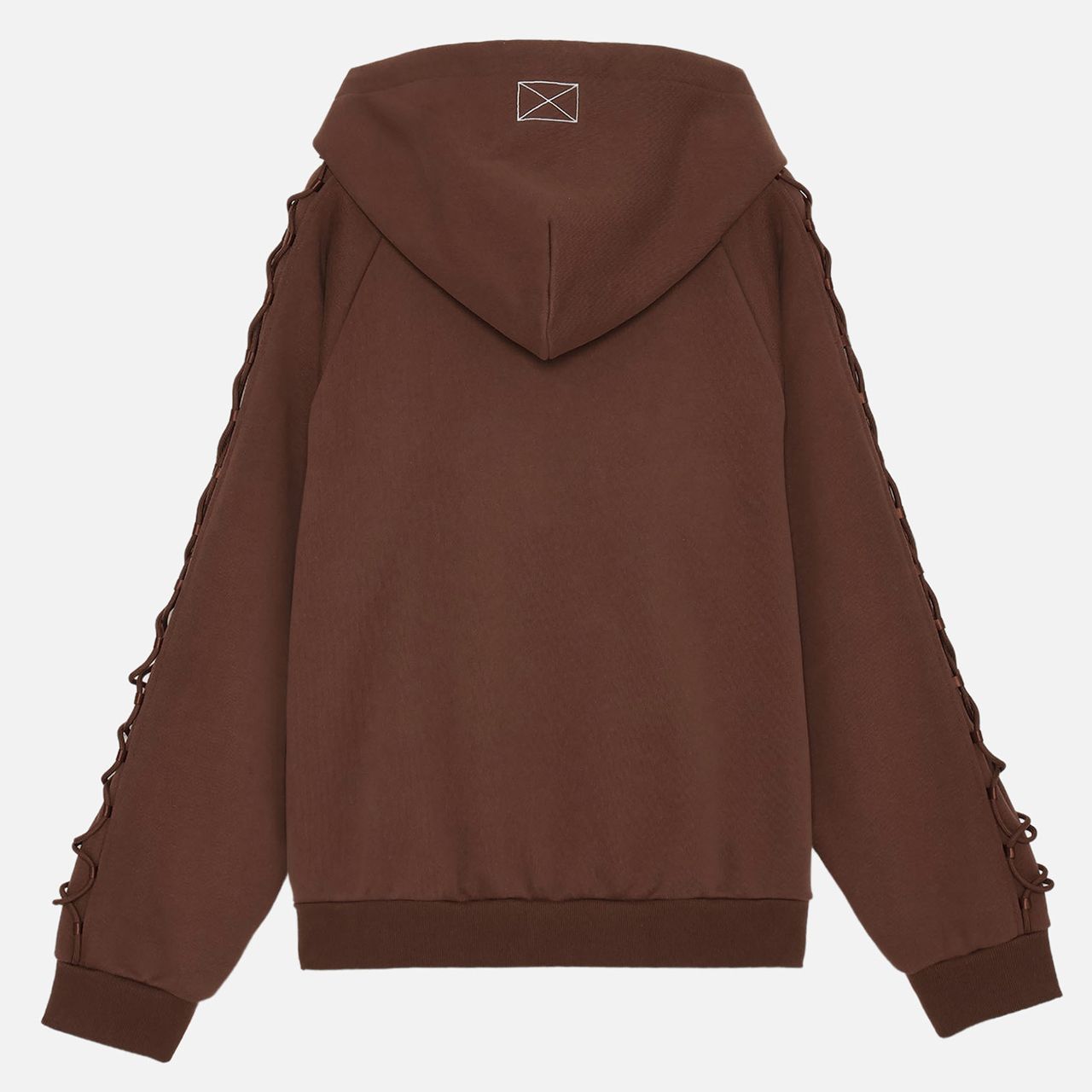 【MLVINCE】ZIP-UP DRESS SLEEVE HOODY ZIP-UP DRESS SLEEVE HOODY - BROWN - MLVINCE