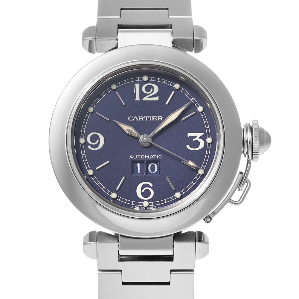 カルティエ・パシャ CARTIER パシャC W31043M7 旧カレンダー デイト ユニセックス ステンレススチール メンズ / 38516【腕時計】