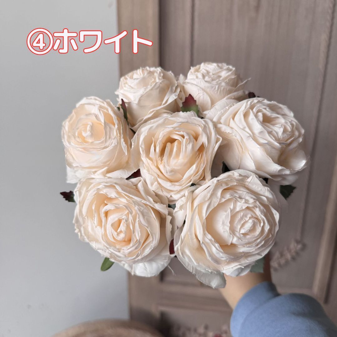 造花 アーティフィシャルフラワー バラ 薔薇  ばら アンティーク ブーケ ウェディングブーケ インテリア 花束  リアル 花材 インテリア花材 アレンジ用 アレンジ 飾り 花束 プレゼント 記念日 贈り物