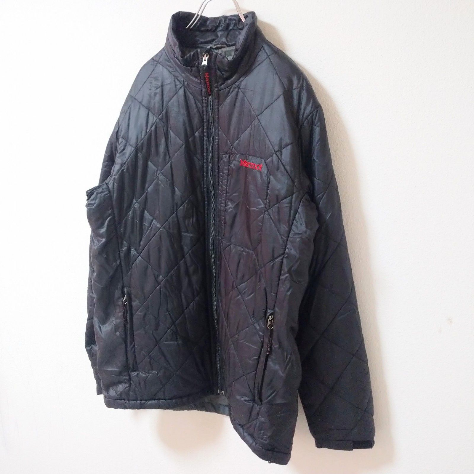 Marmot】マーモット ナイロンジャケット ジャケット L 黒 ブラック 