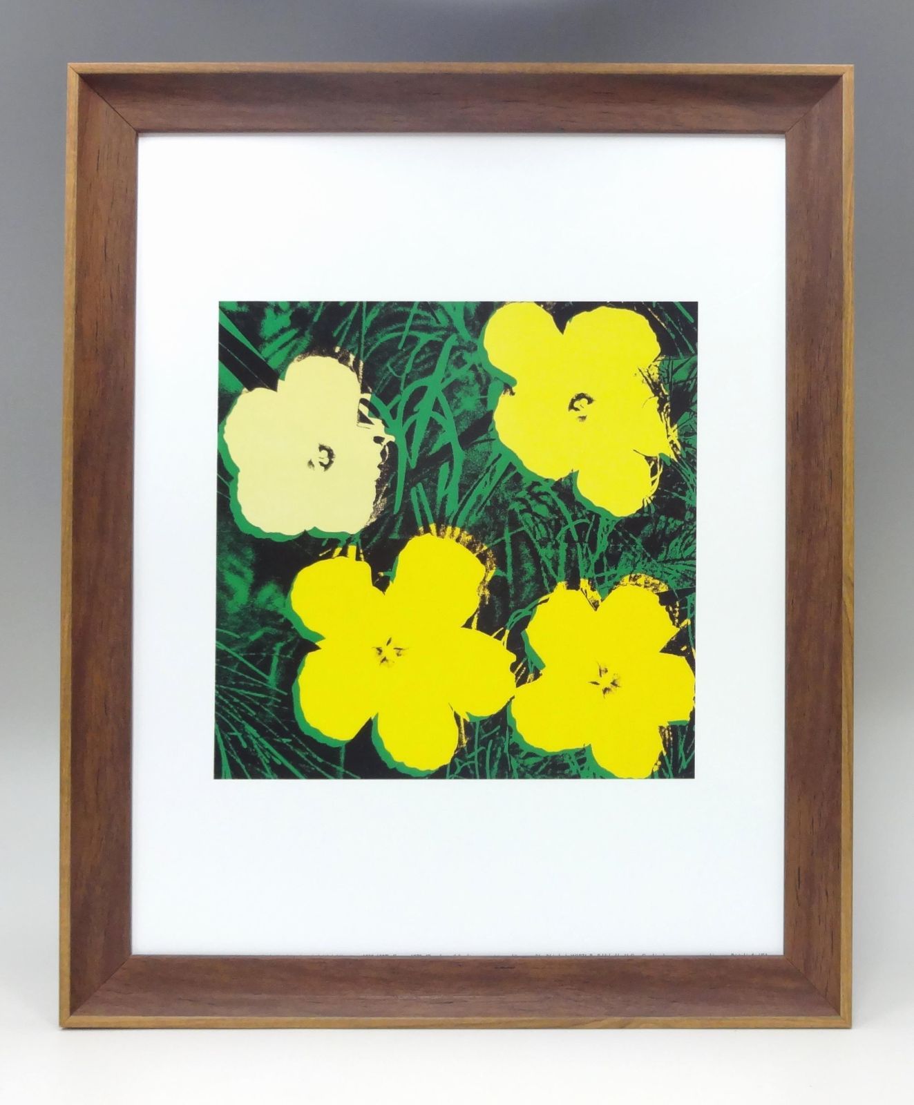 ANDY WARHOL アンディ・ウォーホル Flowers 1970額入り - 通販