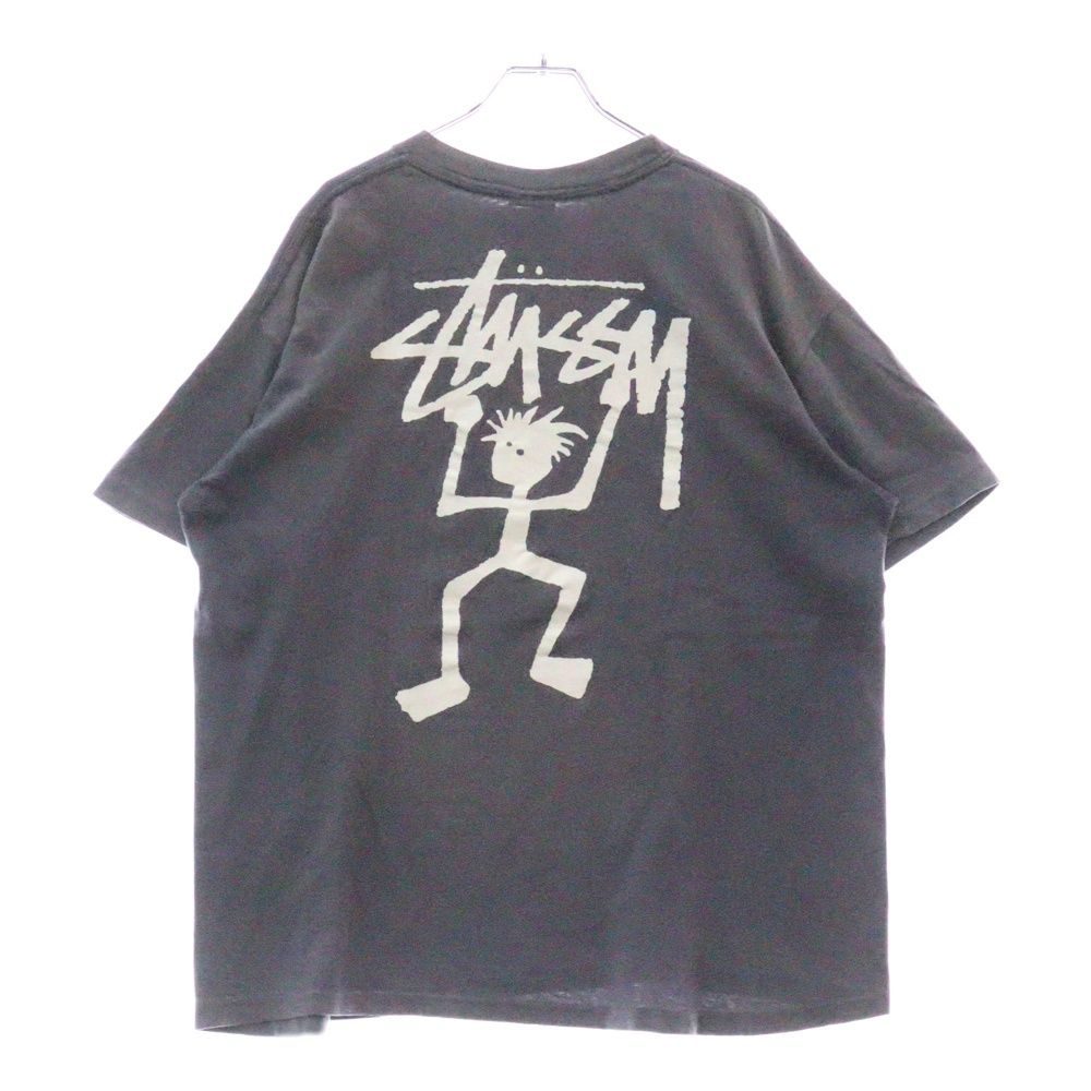 STUSSY (ステューシー) 80s OLD STUSSY シャドーマン プリント Tシャツ 