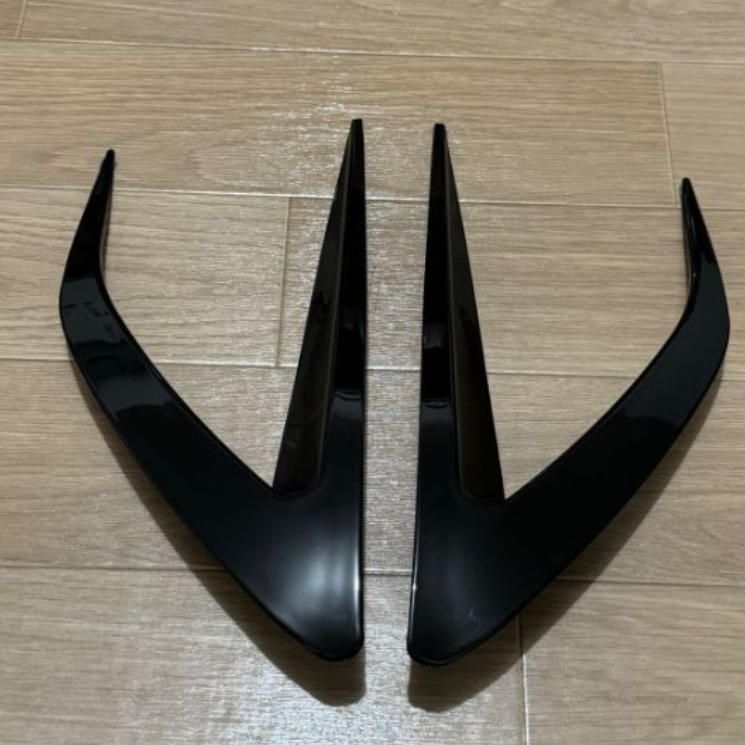 フロントバンパーサイドスポイラー ダクト マツダ ND ロードスター ダクト カバー エアロ 社外