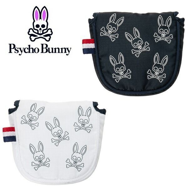 Psycho Bunny - マル　サイコバニー　カバー サイコバニー ゴルフ パターカバー マレットタイプ Psycho Bunny