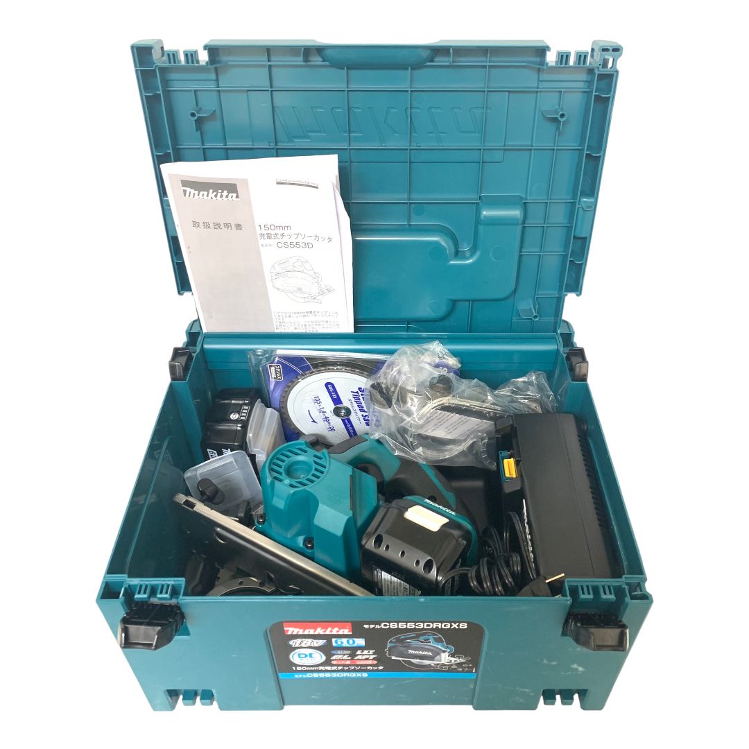 マキタ makita 150mm充電式チップソーカッタ CS553DRGXS 中古KON