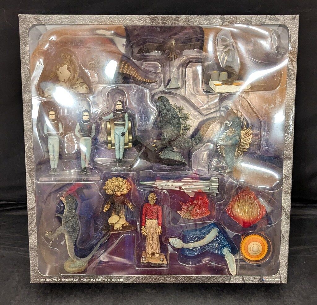 イワクラ オーナメントフィギュアBOX ゴジラ 特撮大百科 Ver.1