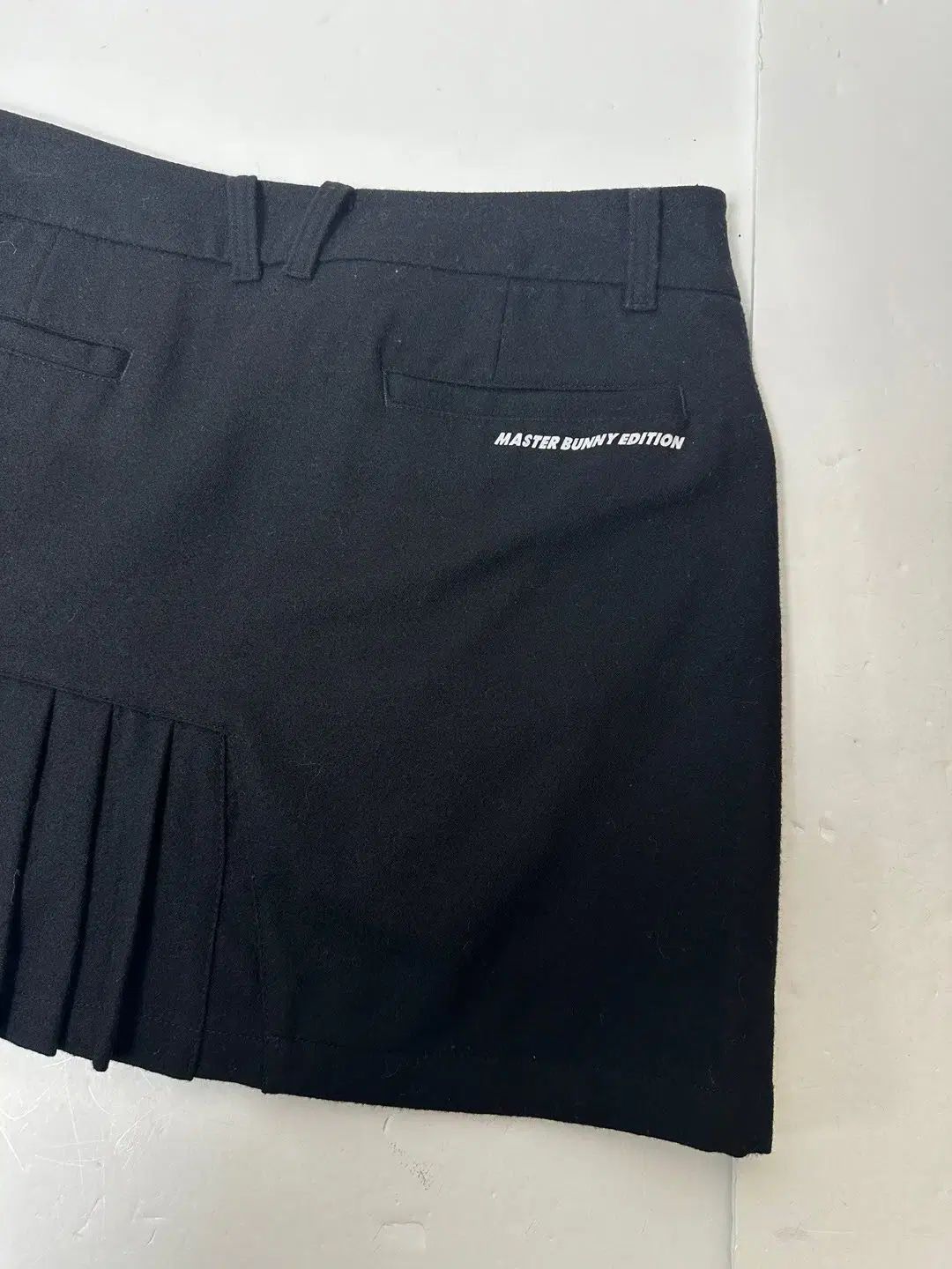 マスターバニーエディション 節約 ゴルフ 毛 スカート ブラック ( M ）