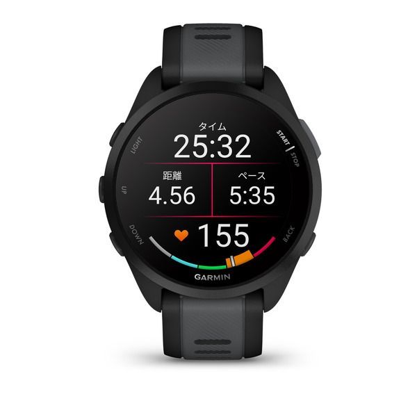 美品 定価39,800円■GARMIN スマートウォッチ Forerunner 165 ランニングウォッチ GPS Android/iOS対応 Suica機能搭載 ガーミン