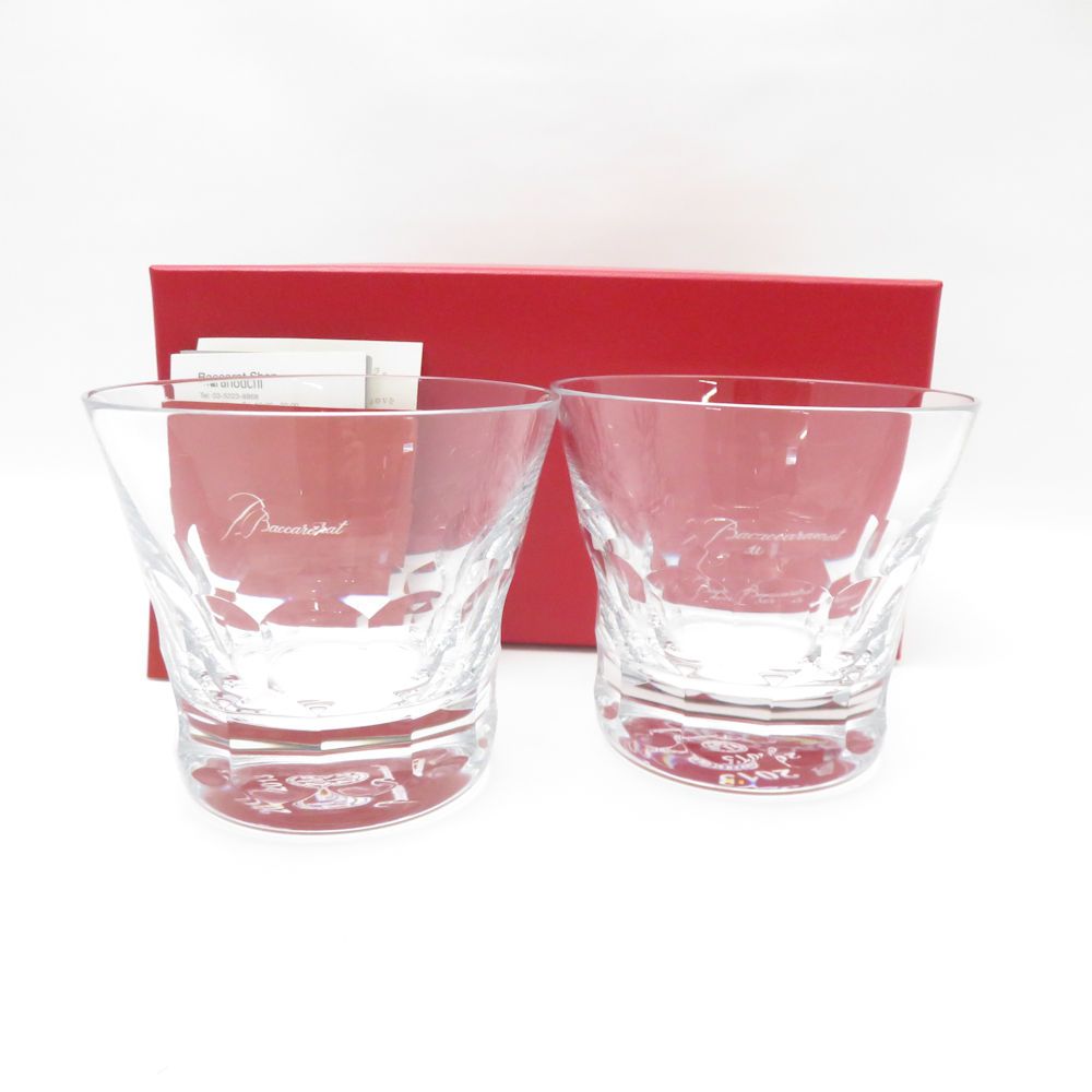 【海外定番】 Baccarat バカラ 2013年 ビバ タンブラー 2点 ペア ロックグラス ファッション SC9105V1
