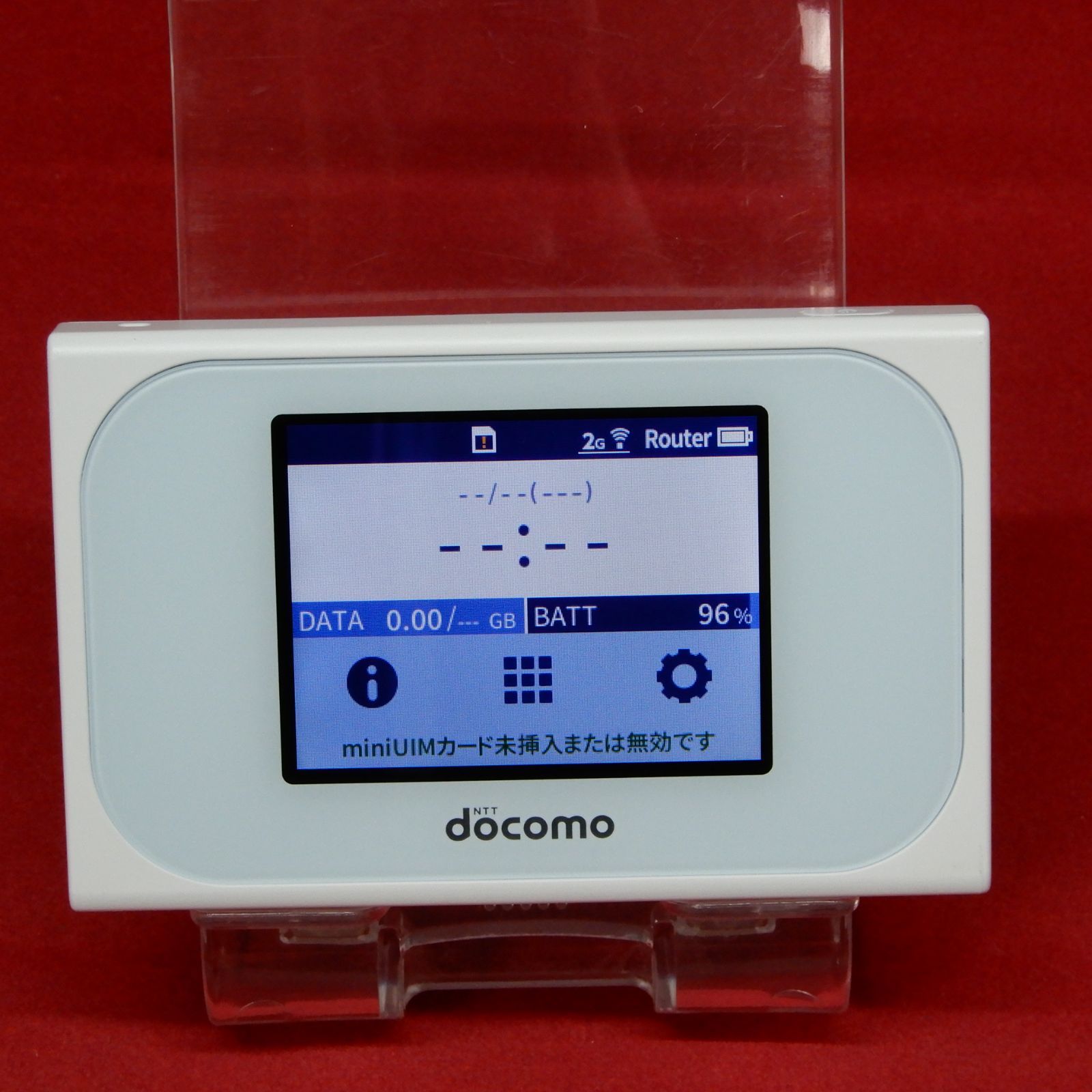 Docomo N-01J ﾓﾊﾞｲﾙﾙｰﾀｰ 4G LTE ホワイト