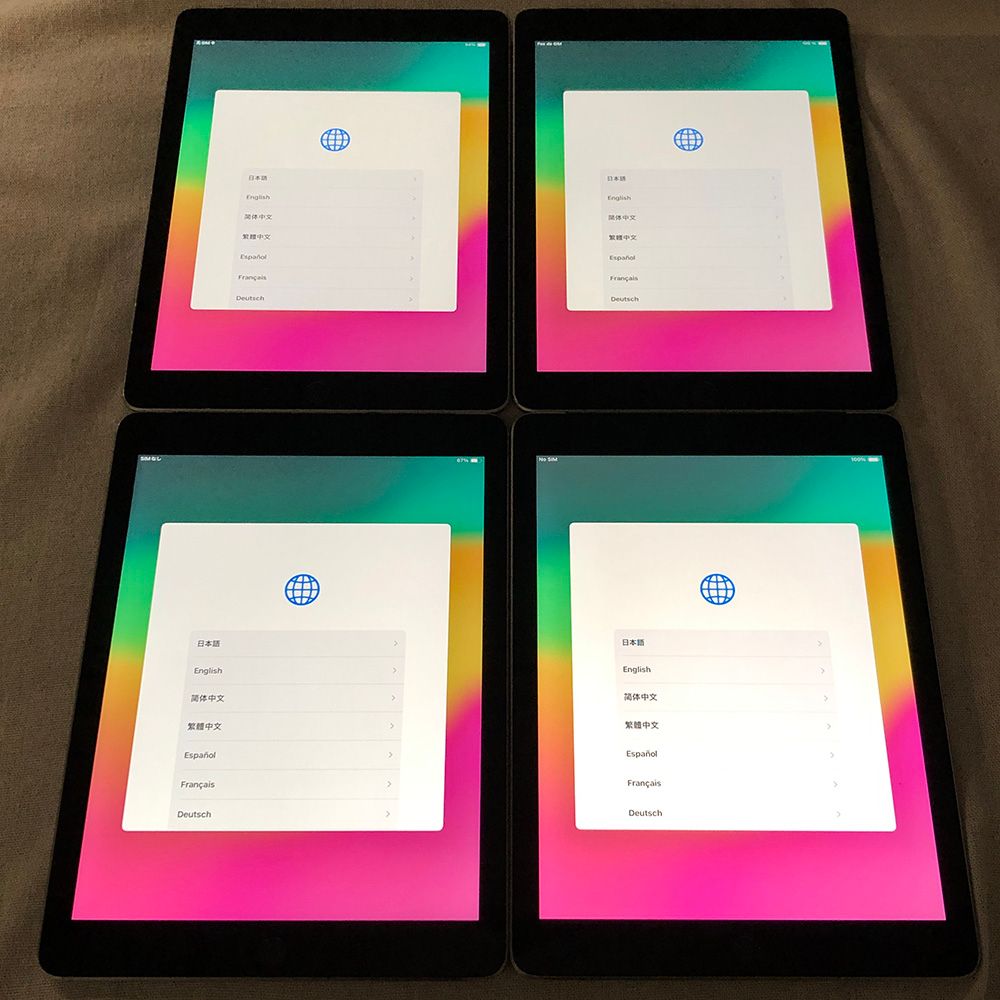 ◇ジャンク品・本体のみ◇【4点セット】Apple iPad 第6世代 Wi