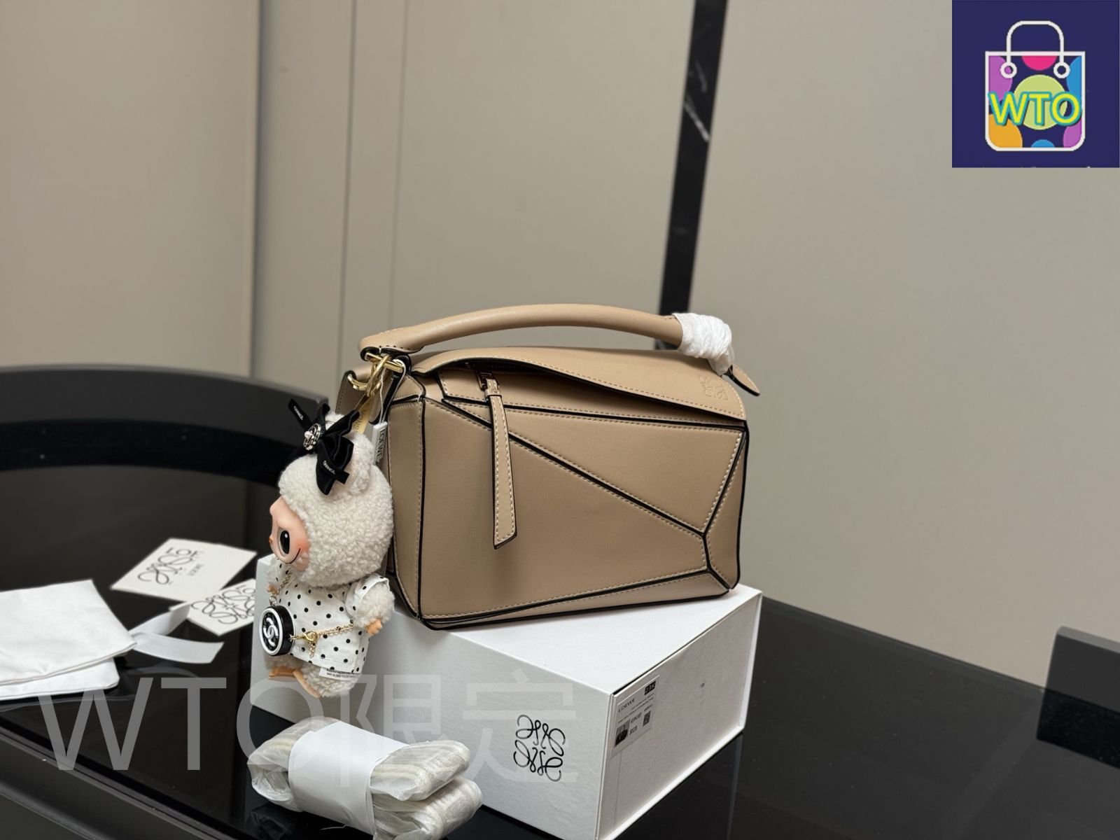 今日特価】Loewe ロエベ ジオメトリックバッグ パズルエッジ 高