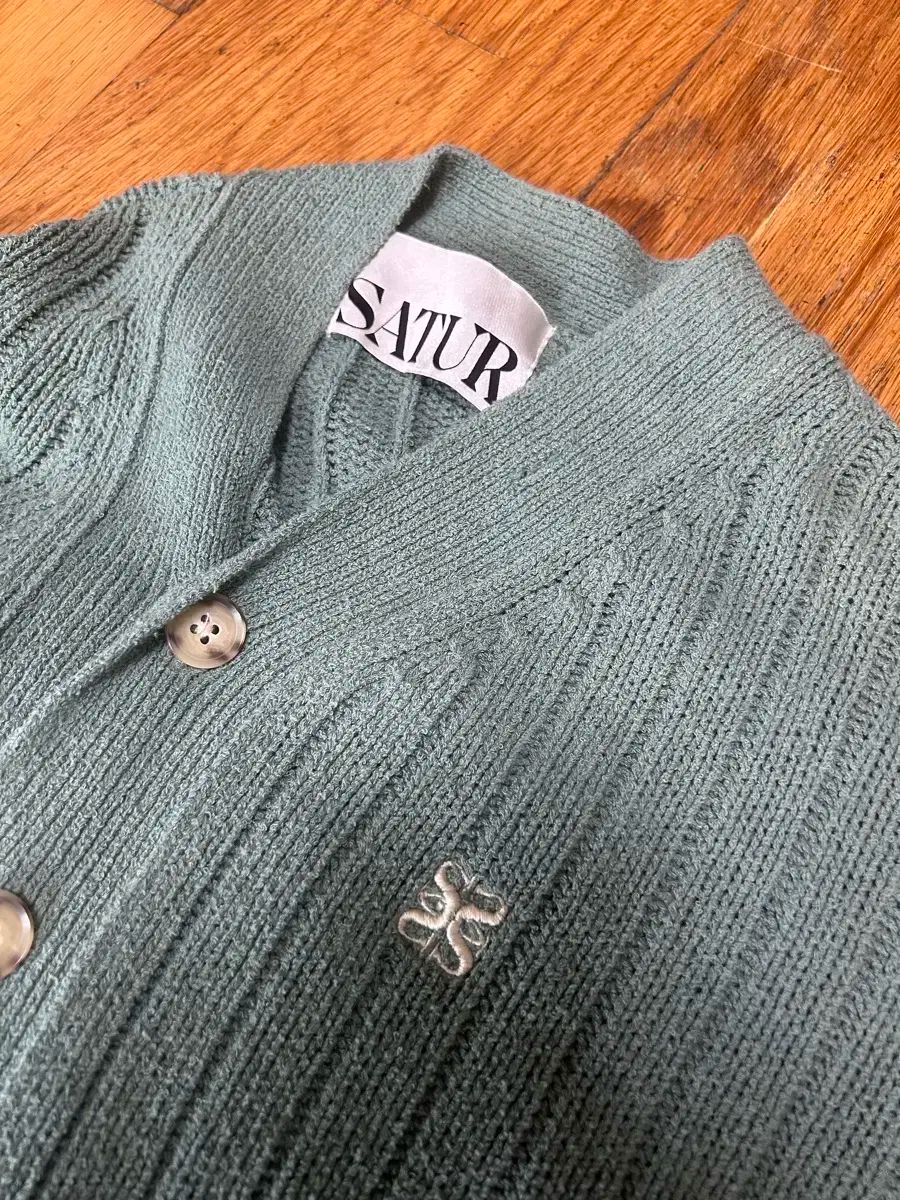 美品】韓国人気SATUR セター ポケットオーバーサイズブークレ