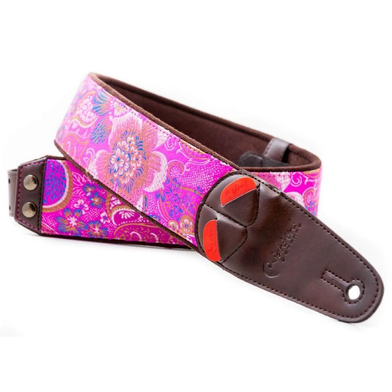 RightON!STRAPS HOKKAIDO Pink ギター ベース用ストラップ ライトオン ストラップ