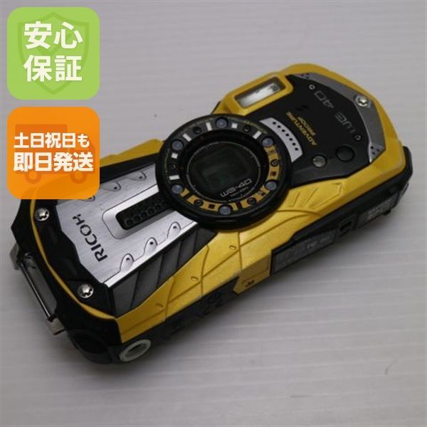中古 WG-40 イエロー 即日発送 コンデジ RICOH 本体 土日祝発送OK