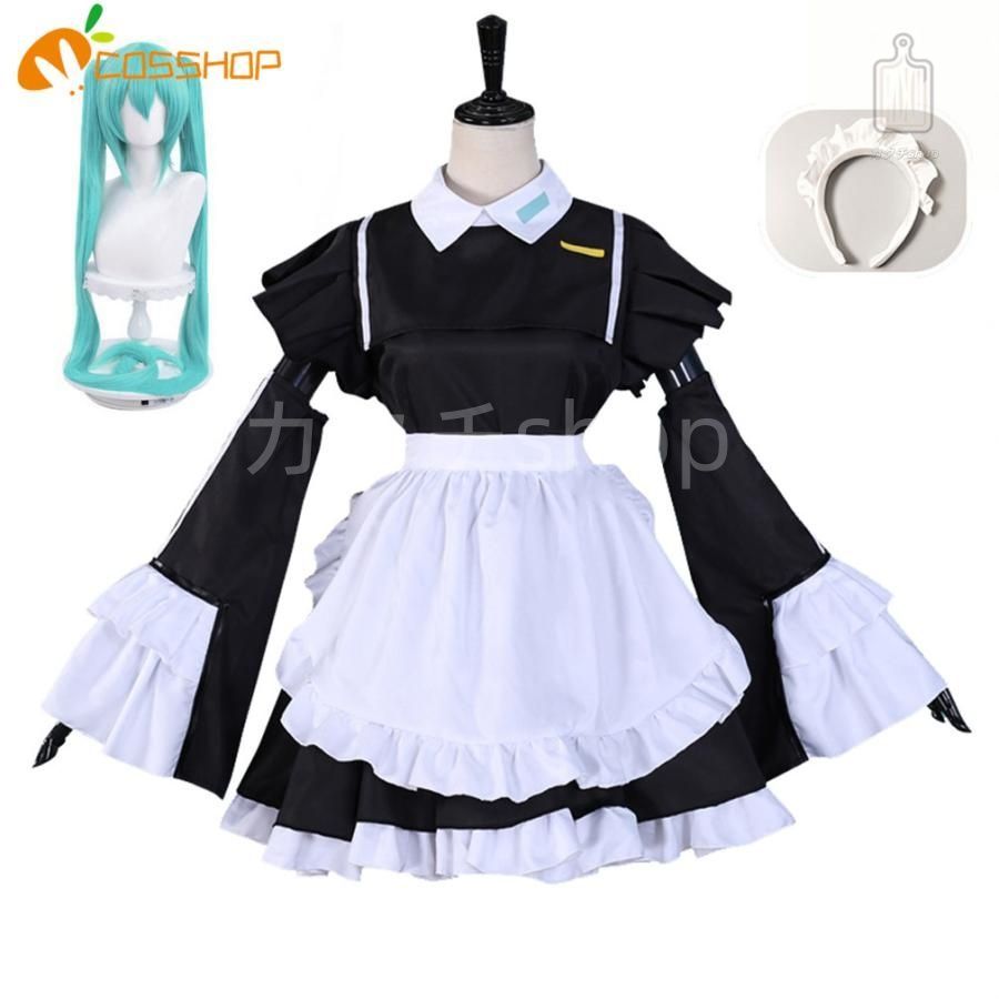 プロジェクトセカイ カラフルステージ! プロセカ ミク メイド服 コスプレ衣装 セーラー服 コスチューム 仮装 イベント コスプレ 学園祭 c