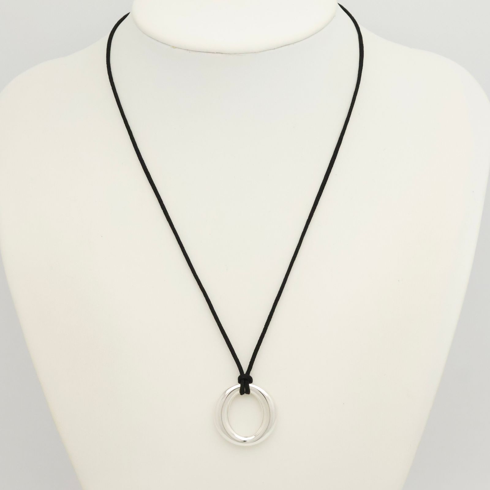 美品】ティファニー TIFFANY&Co. セビアナ シルク コード