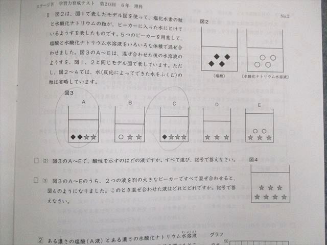 US03-001日能研 小6 全国公開模試/合格力実践/学習力育成テストなど