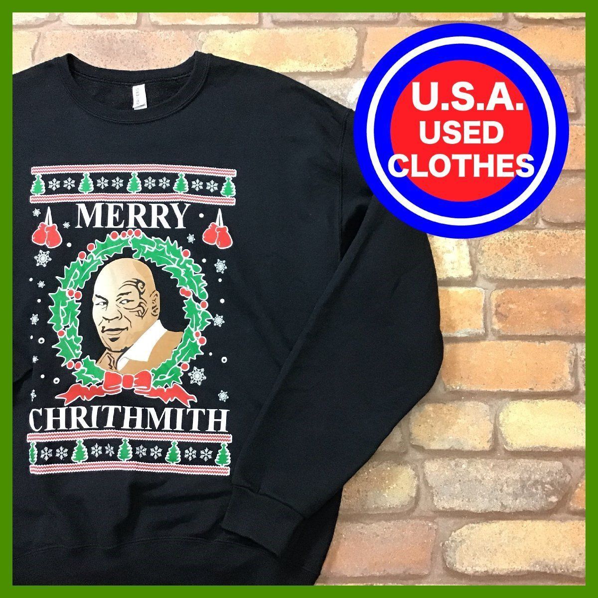 レアMike Tyson☆マイクタイソン☆フォトプリント☆トレーナー