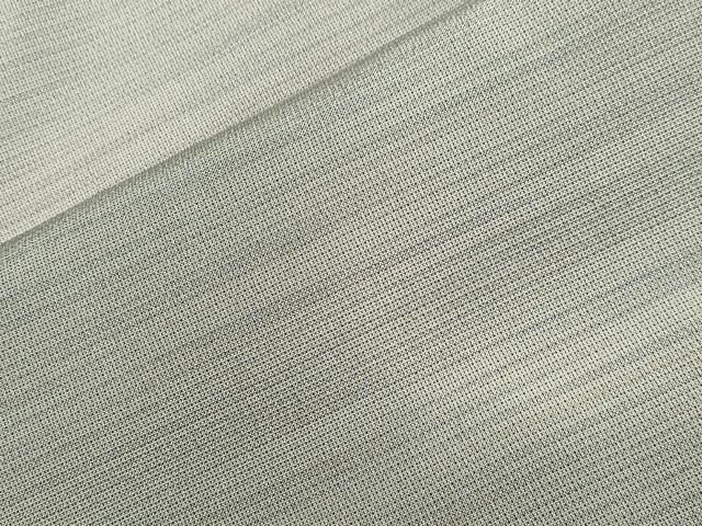 平和屋着物▽本塩沢 やまだ織 訪問着 染色作家 桐村博 単衣 霞文 正絹  