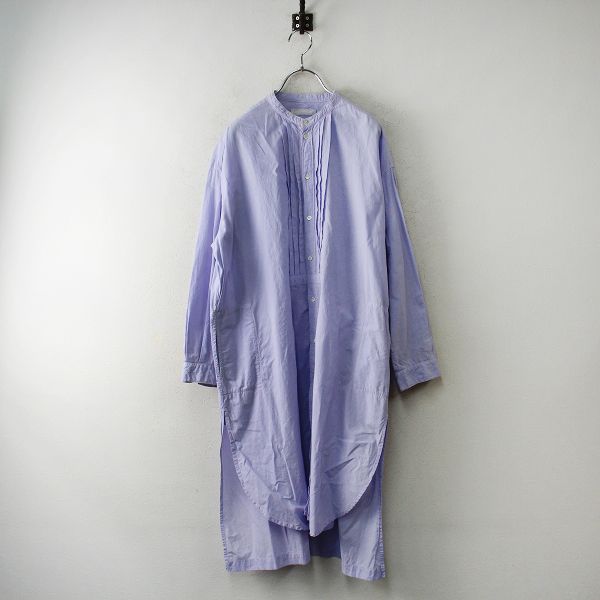 nest Robe リネンブロードブリーテッドシャツワンピース 2020AW nest Robe ネストローブ コットンリネンブロードブリーテッド