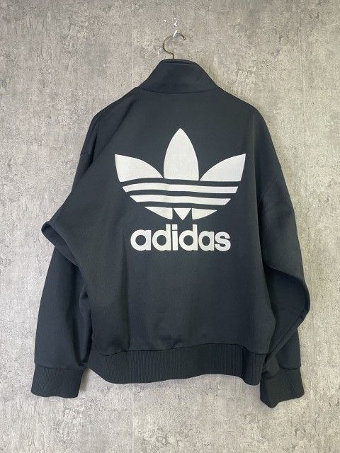 90S ADIDAS ｱﾃﾞｨﾀﾞｽ ｼﾞｬｰｼﾞ ﾄﾗｯｸｼﾞｬｹｯﾄ ﾛｺﾞ DESCENTE ﾃﾞｻﾝﾄ ﾌﾞﾗｯｸ L 33931918
