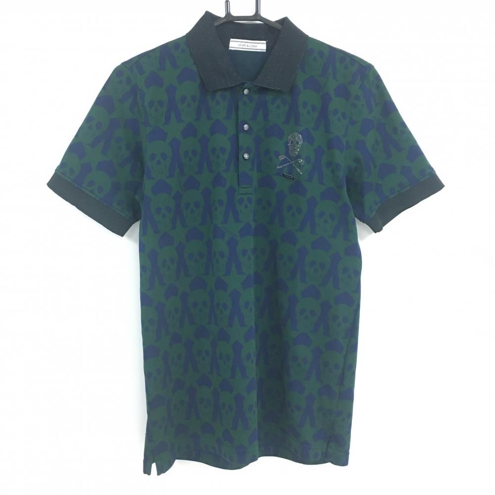 良品 マークアンドロナ MARK&LONA メンズ 半袖 ボタンシャツ S