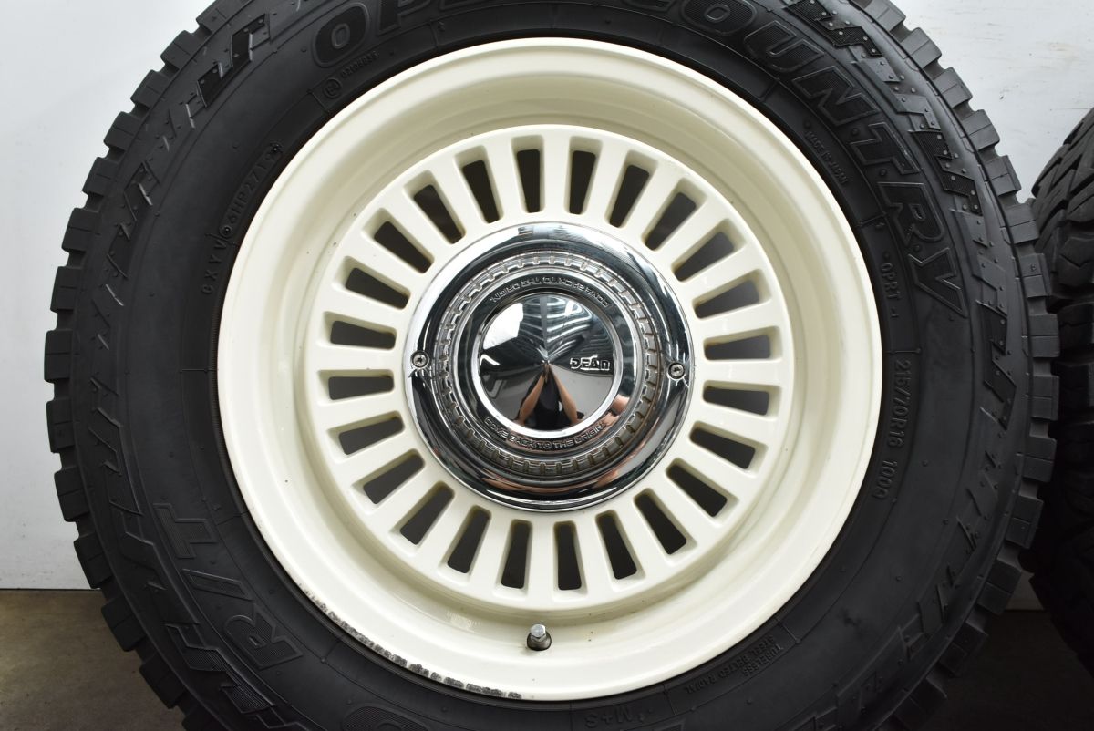 人気ホイール DEAN CALIFORNIA 16in 6.5J 38 PCD139.7 オープンカントリーR T 215 70R16 ハイエース キャラバン カリフォルニア FFCRYSTALESIA_COM