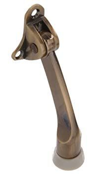 Theヒルマングループ851804?4-inch Kickdownドア停止、アンティーク真鍮 851804 1