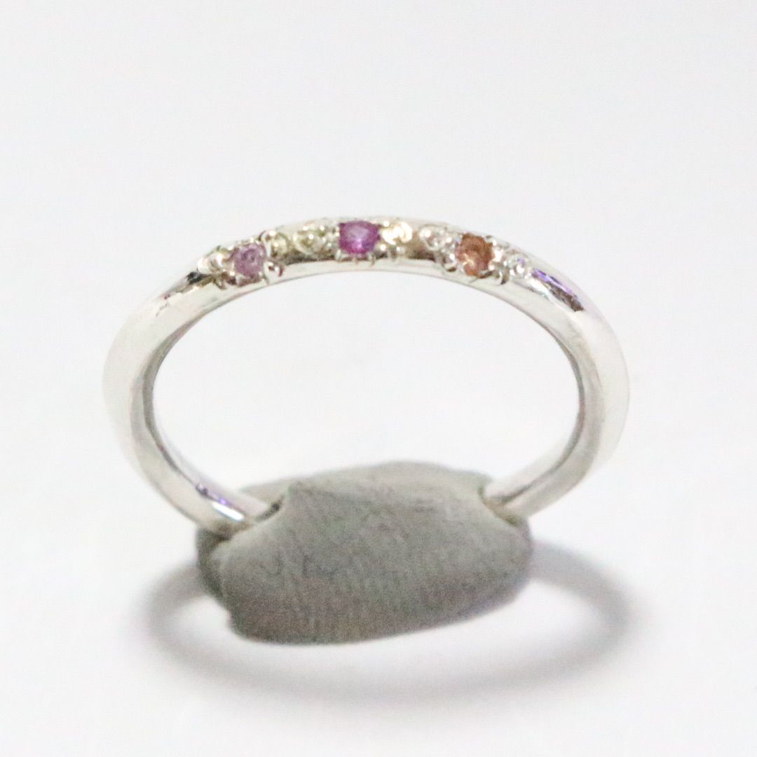 サファイアミル打ち留めシルバープレートデザインリング約12号 サファイアミル打ち留めシルバープレートデザインリング約12号 楽天