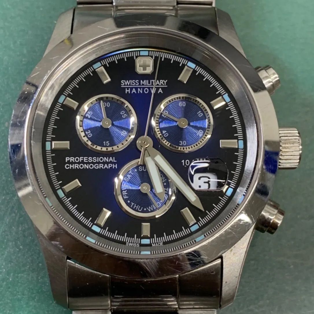 R6-3854 中古品 SWISS MILITARY HANOWA 10198J