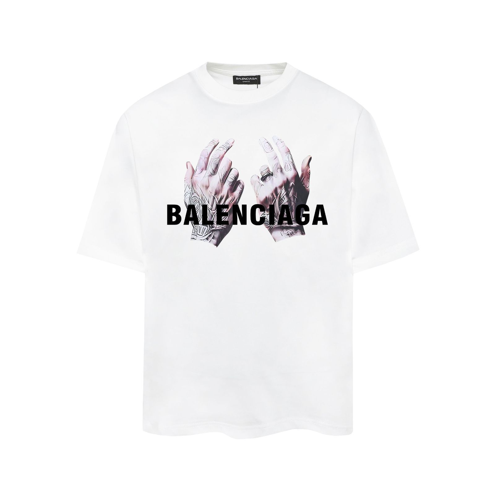 【関税込み】BALENCIAGA プリントTシャツ バレンシアガ（Balenciaga） プリントショートスリーブ T シャツ