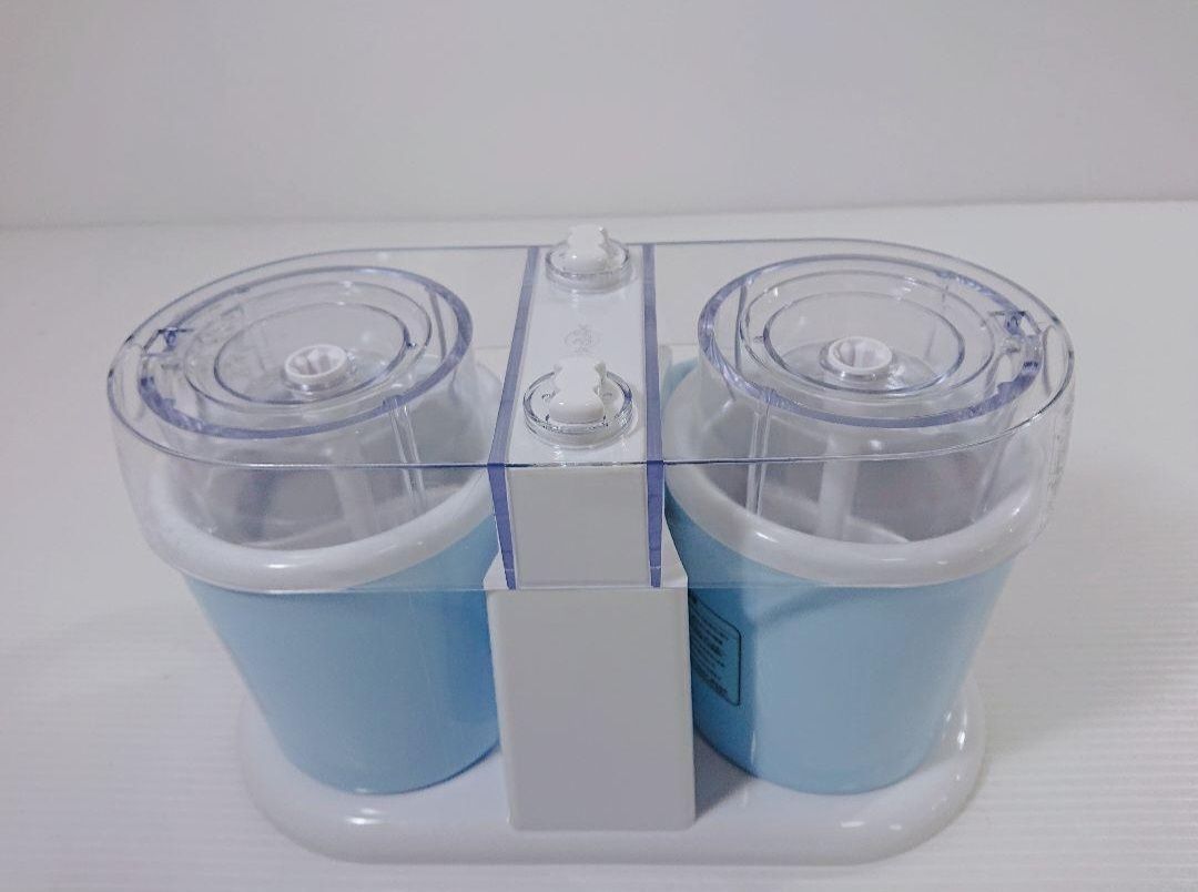 美品 DOSHISHA 電動ツインアイスクリームメーカー KDISW-1230 - メルカリ