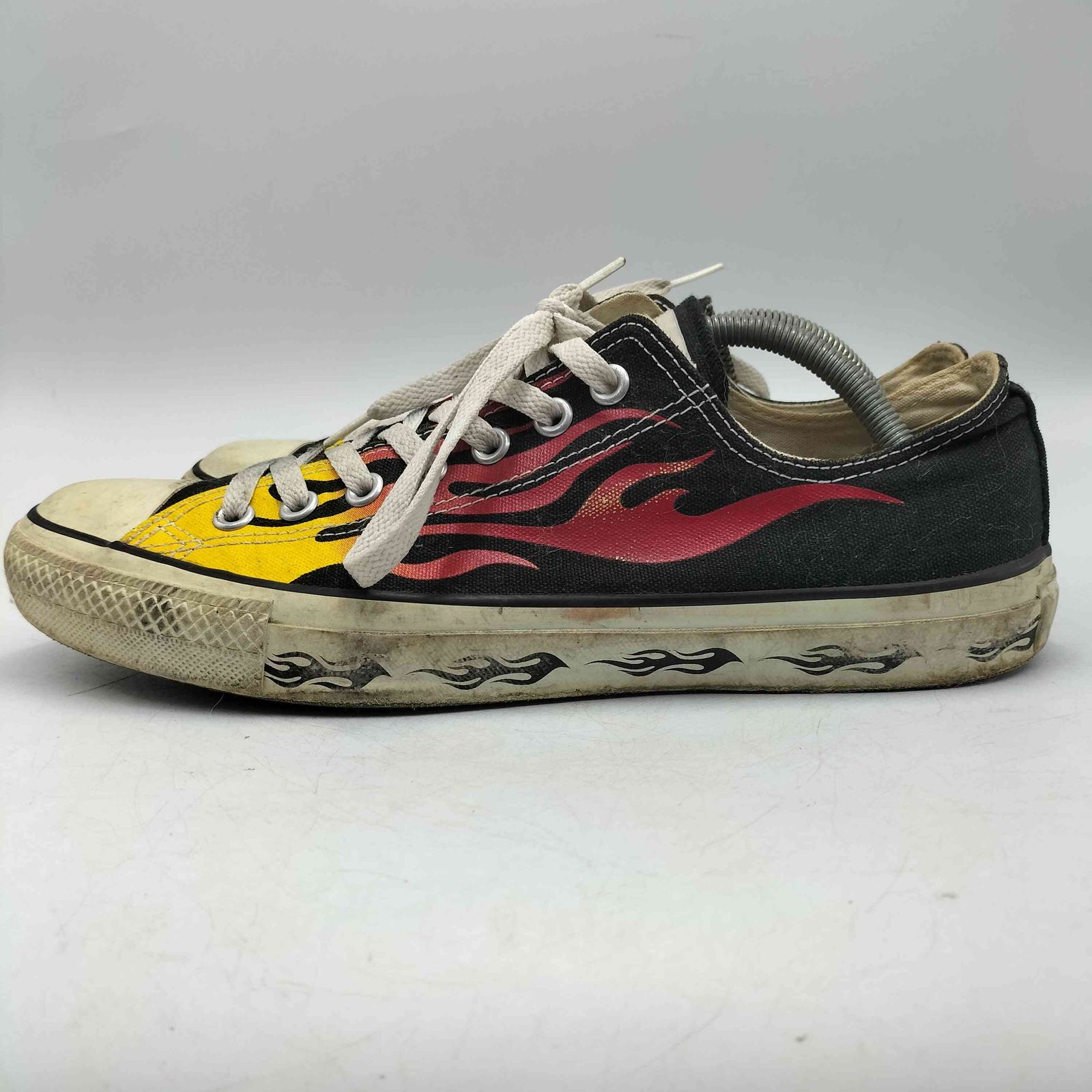 新品 CONVERSE ALL STAR ローカットスニーカー ファイヤパターン CONVERSE】ファイヤーパターンのALL STAR 100 IGNT OX/HIが7月23