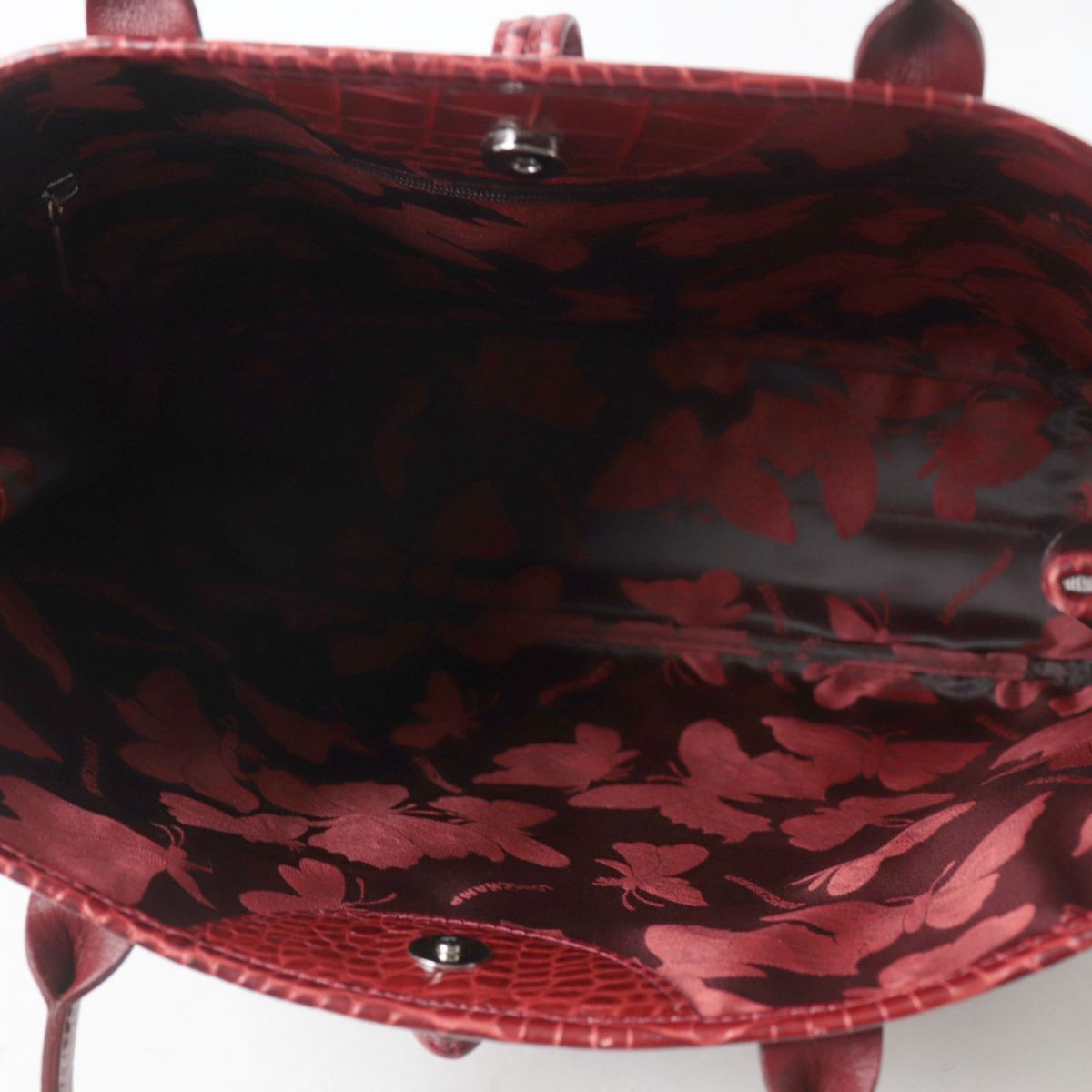 【極美品✨】 ロンシャン ロゾ トートバッグ クロコ 型押し レザー ブラウン 送料無料 〕 LONGCHAMP ロンシャン ロゾ キャメル クロコ型押し