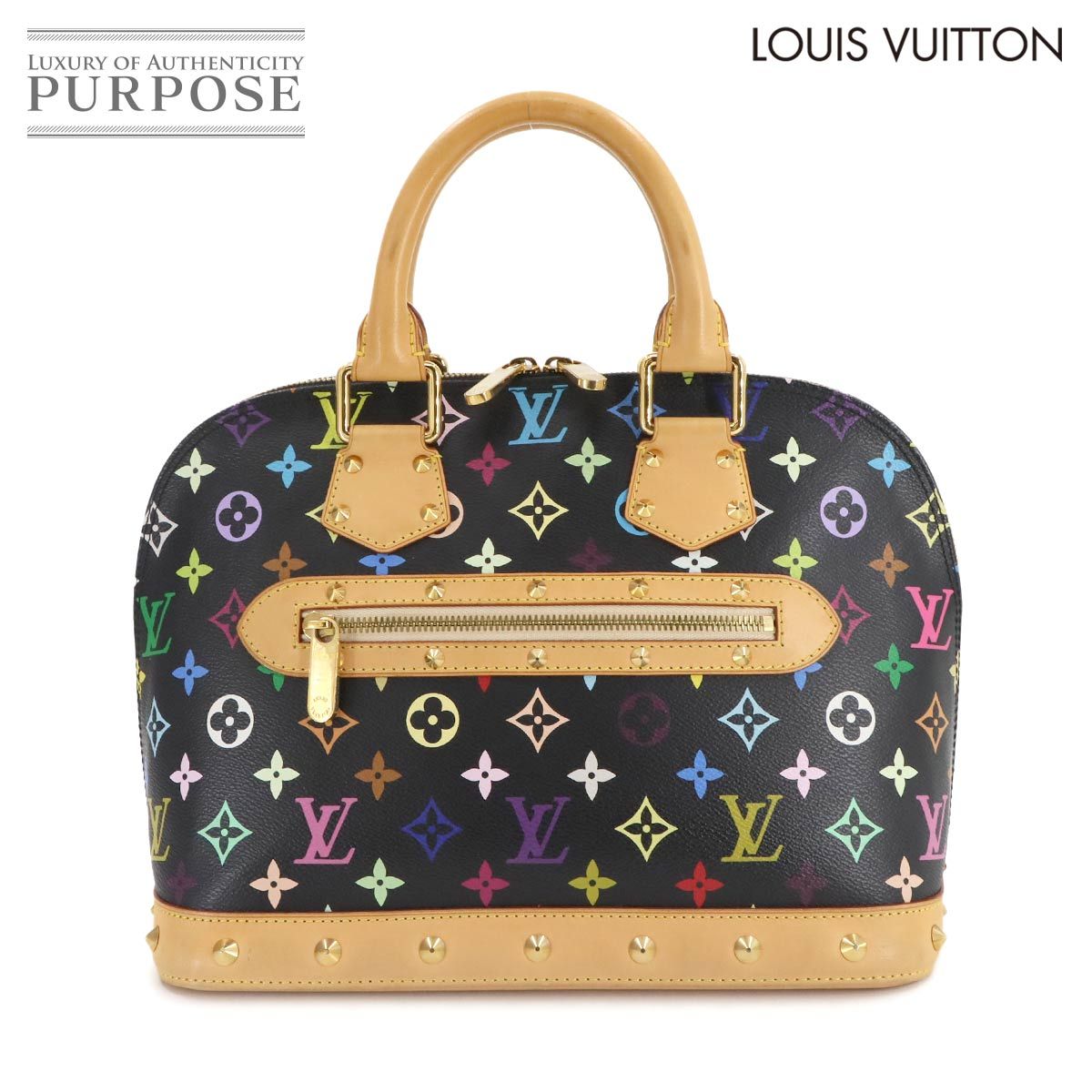 LOUIS VUITTON アルマ モノグラム ハンドバッグ 美品 ルイ ヴィトン LOUIS VUITTON モノグラム マルチカラー アルマ