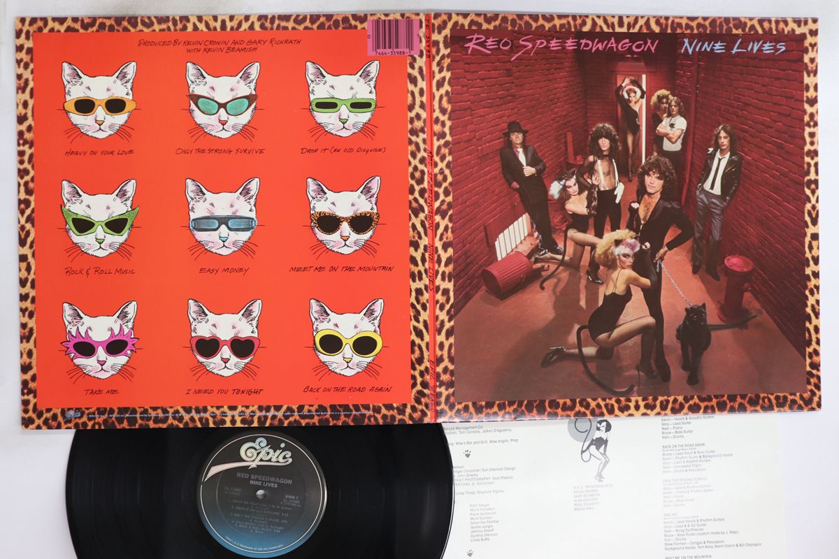 米LP Reo Speedwagon Nine Lives FE35988 EPIC /00400 - メルカリ