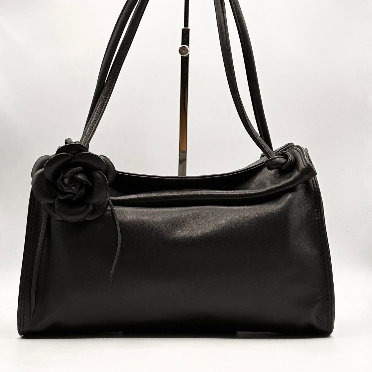 KITAMURA キタムラ レザー フォーマルバッグ フローラル フラワー