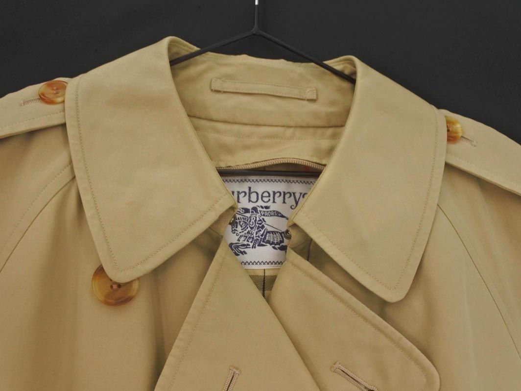 burberrys バーバリーズ ヴィンテージ トレンチ コート size11AB3 ベージュ ◎レディース
