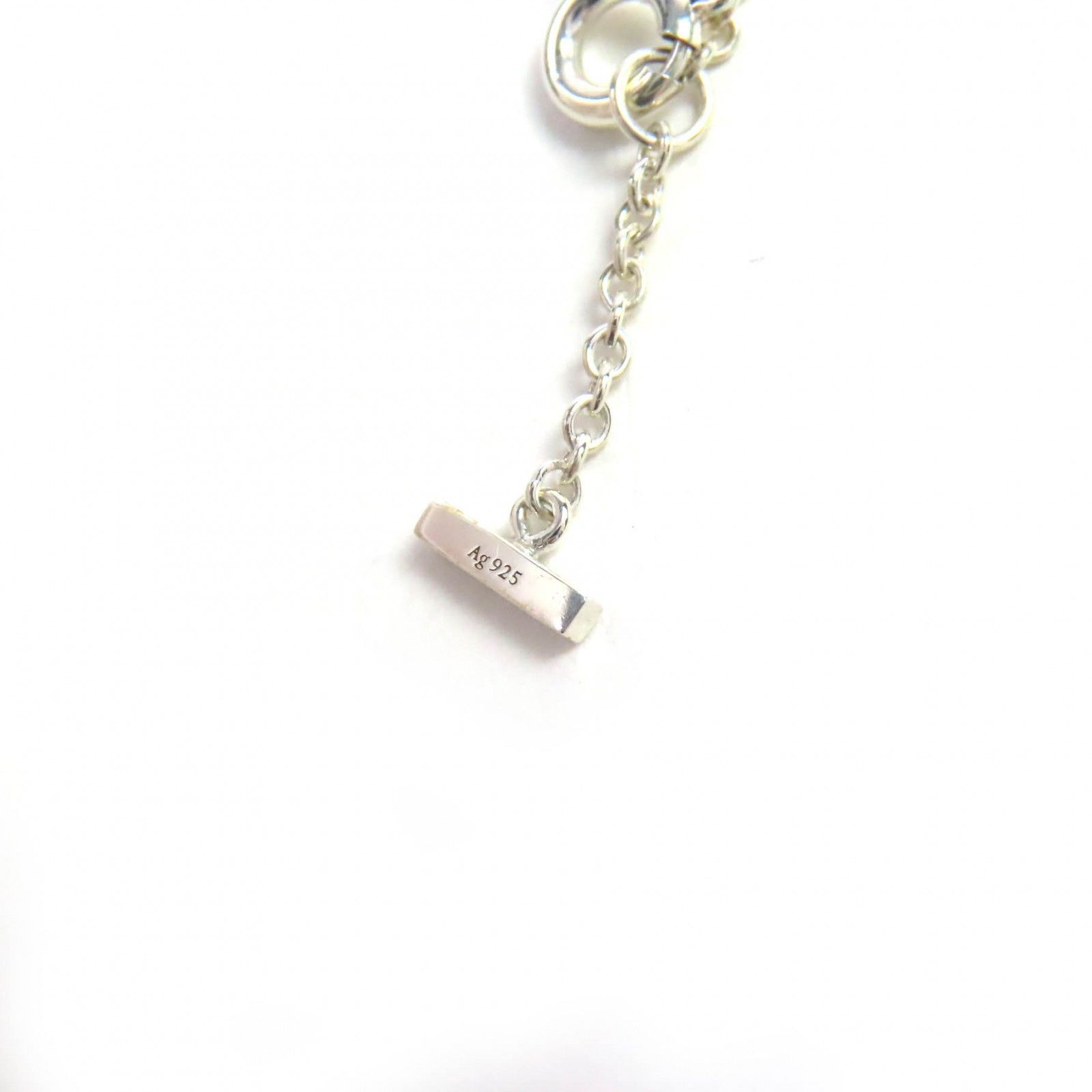 美品△TIFFANY&Co. ティファニー T スマイル ブレスレット AG925