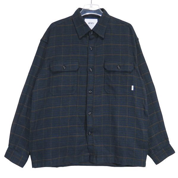 wtaps 24AW 美品 L ストライプ長袖シャツ トップス