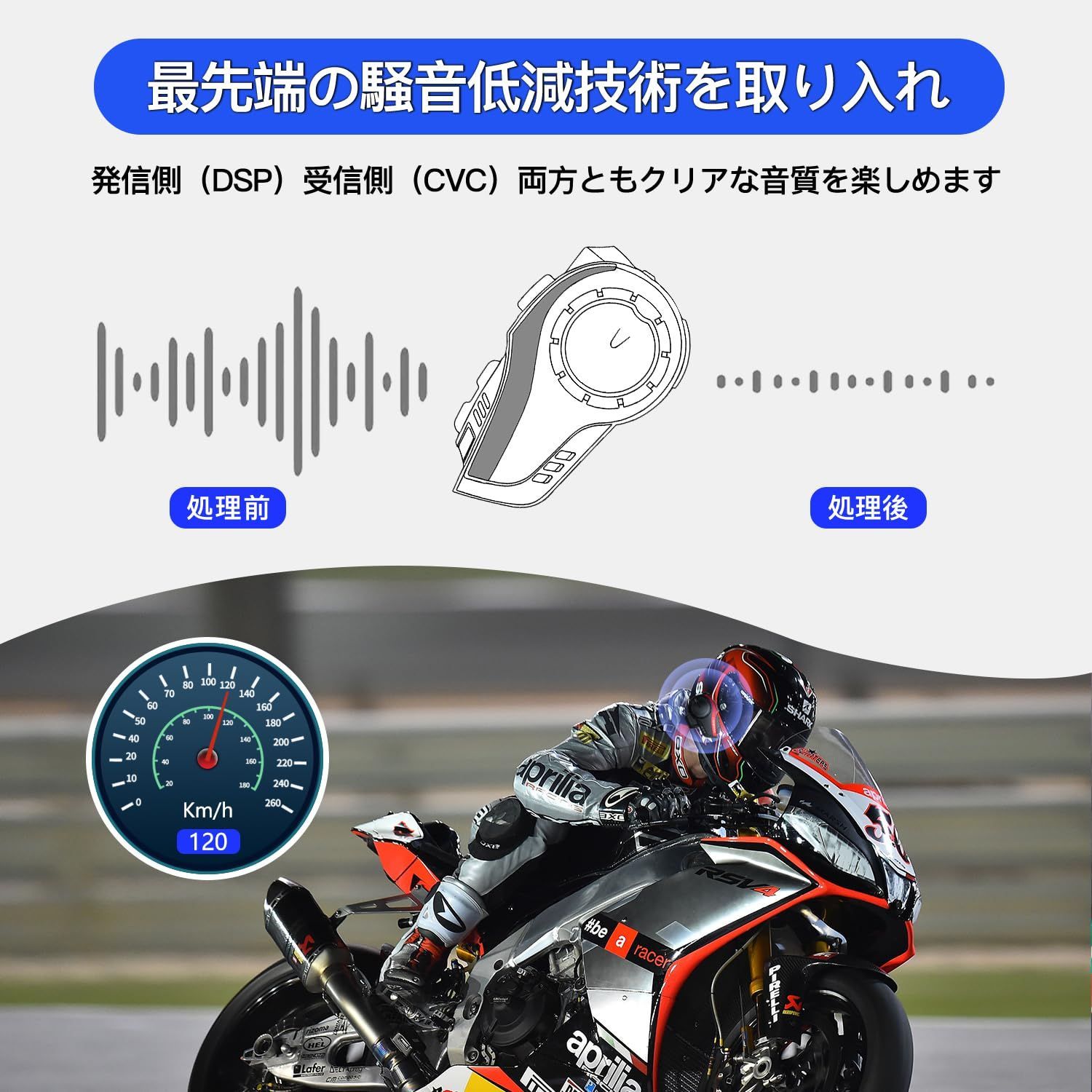 数量限定】Amison バイクインカム 最大10人同時通話 最大通話距離2000m Bluetooth 5.0 無線機バイクいんかむ 連続28H時間通話  IP67防水 ヘルメット用 音楽共有 音声聞き取リ FMラジオ付きインターコ - 公式に取扱