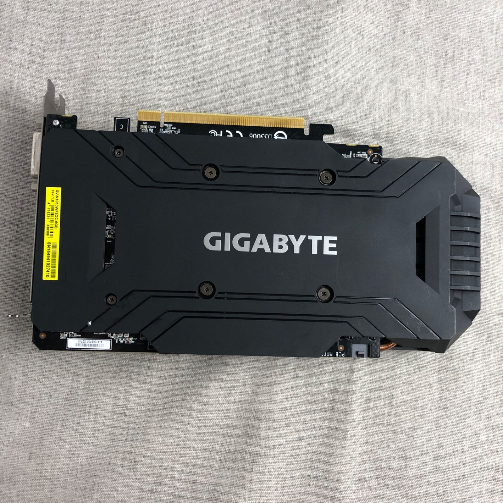 グラフィックボード GIGABYTE GeForce GTX 1060 WINDFORCE OC 6G【画面