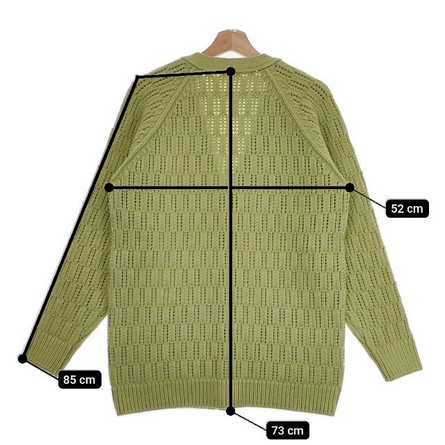 AURALEE - AURALEE 新品 WOOL CORD RIB KNIT CARDIGAN 定価66000円 サイズ1 A23AC02CR カーディガン 23AW Cグレー レディース オーラリー【中古】4-1003T♪ AURALEE 新品 WOOL CORD RIB KNIT CARDIGAN 定価66000円 1