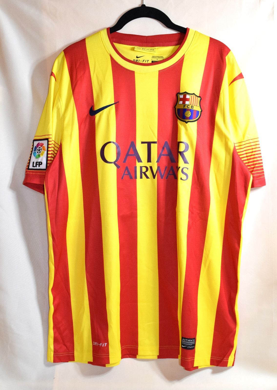 NIKE - サイン FCバルセロナ2013/14 ユニフォーム 4番 セスク・ファブレガス 処分価格】サイン FCバルセロナ2013/14 ユニフォーム 4番 セスク