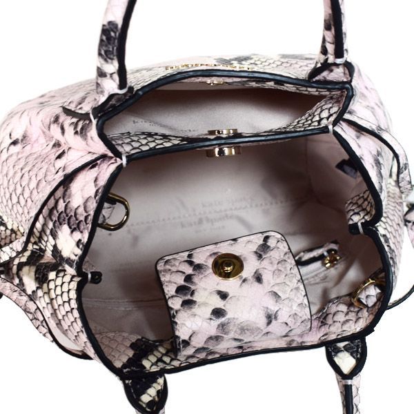 ケイトスペード バッグ katespade エンボスドレザー パイソン