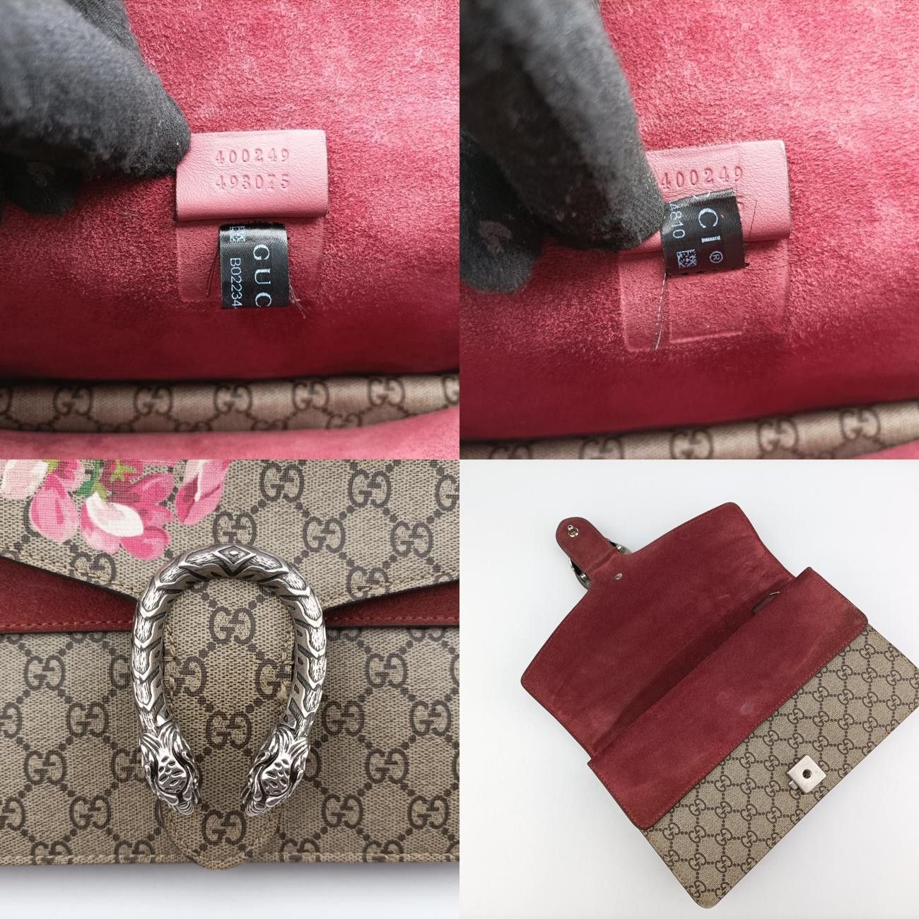 グッチGucciディオニュソスブラウンPVCコーティングキャンバス400249B022344810