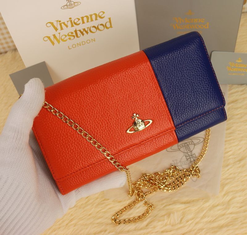 新品 ヴィヴィアンウエストウッド 財布 二つ折り Vivienne Westwood チェーンバッグ 長財布 ショルダーバッグ 69VV237 -  メルカリ