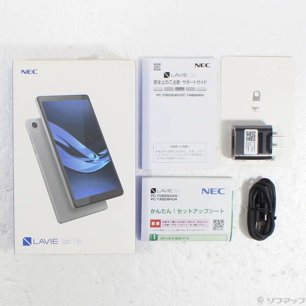 中古品〕 LAVIE T0855／GAS 64GB アークティックグレー PC