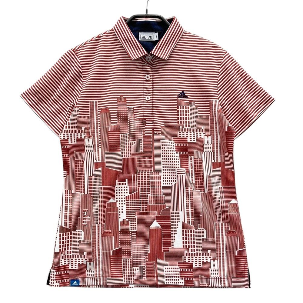 サイズ：L ADIDAS GOLF アディダスゴルフ M73836 半袖ポロシャツ ロゴ